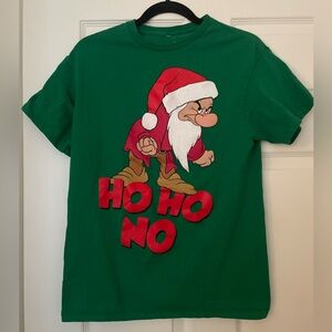 Disney Parks Grumpy Ho Ho No Snow White T-shirt Christmas